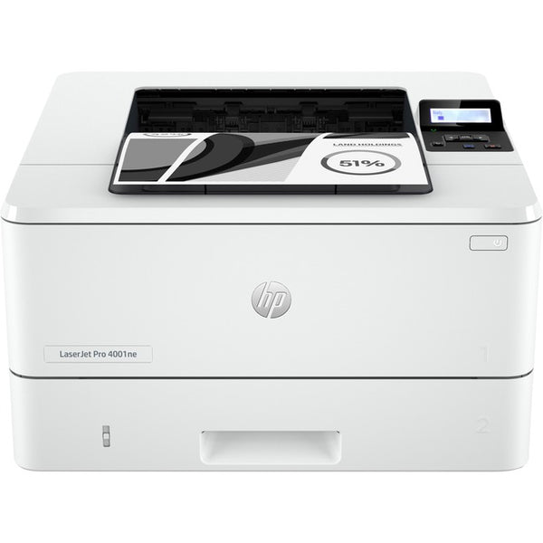 HP LaserJet Pro 4000 4001ne Wired Laser Printer - Monochrome - 2Z599E#BGJ