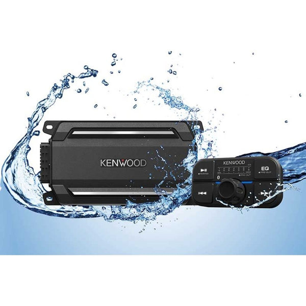 Kenwood KAC KAC-M5024BT Car Amplifier - 300 W RMS - 600 W PMPO - 4 Channel - Class D - KAC-M5024BT