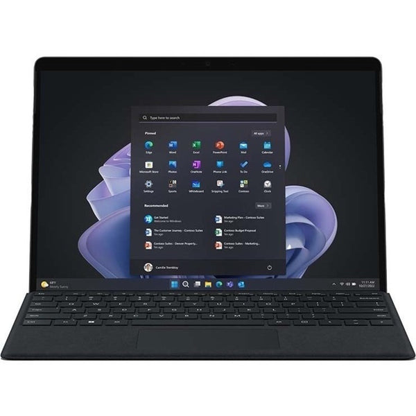 Microsoft Surface Pro 9 Tablet - 13" - Core i5 12th Gen i5-1235U Deca-core (10 Core) - 8 GB RAM - 256 GB SSD - Windows 11 Home - Graphite - QEZ-00018