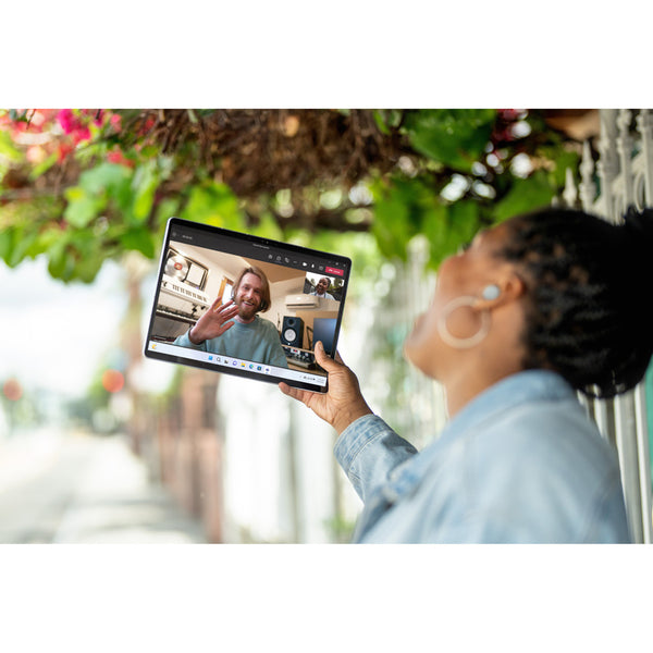 Microsoft Surface Pro 9 Tablet - 13" - 8 GB - 128 GB SSD - Windows 11 Home - Platinum - QCB-00001