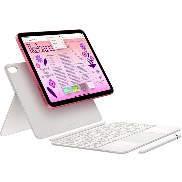 Apple iPad (10th Generation) A2696 Tablet - 10.9" - Hexa-core (Firestorm Dual-core (2 Core) 3 GHz + Icestorm Quad-core (4 Core) 1.80 GHz) - 8 GB RAM - 256 GB Storage - Pink - MPQC3LL/A