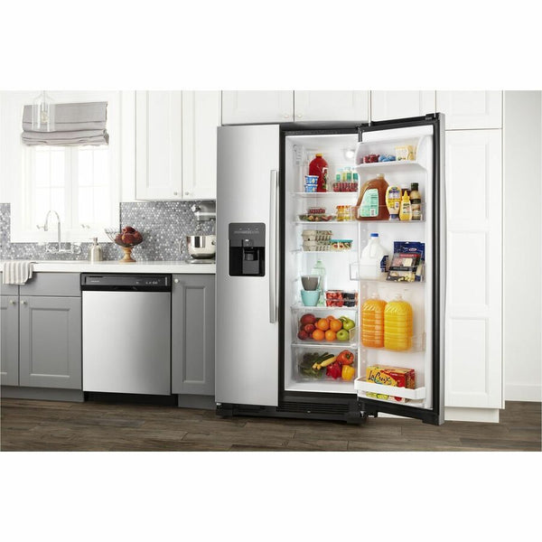 Amana 36-inch Side-by-Side Refrigerator with Dual Pad External Ice and Water Dispenser - ASI2575GRS