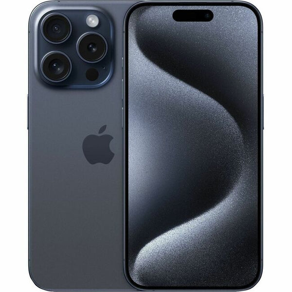 Apple iPhone 15 Pro A2848 1 TB Smartphone - 6.1" OLED 2556 x 1179 - Hexa-core (A17 ProDual-core (2 Core) 3.78 GHz + A17 Pro Quad-core (4 Core) - 8 GB RAM - iOS 17 - 5G - Blue Titanium - MTU63LL/A