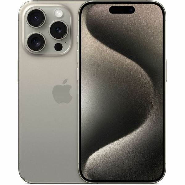 Apple iPhone 15 Pro A2848 1 TB Smartphone - 6.1" OLED 2556 x 1179 - Hexa-core (A17 ProDual-core (2 Core) 3.78 GHz + A17 Pro Quad-core (4 Core) - 8 GB RAM - iOS 17 - 5G - Natural Titanium - MTU53LL/A