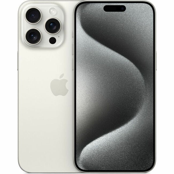Apple iPhone 15 Pro Max A2849 256 GB Smartphone - 6.7" OLED 2796 x 1290 - Hexa-core (Dual-core (2 Core) 3.78 GHz Quad-core (4 Core) - 8 GB RAM - iOS 17 - 5G - White Titanium - MU673LL/A