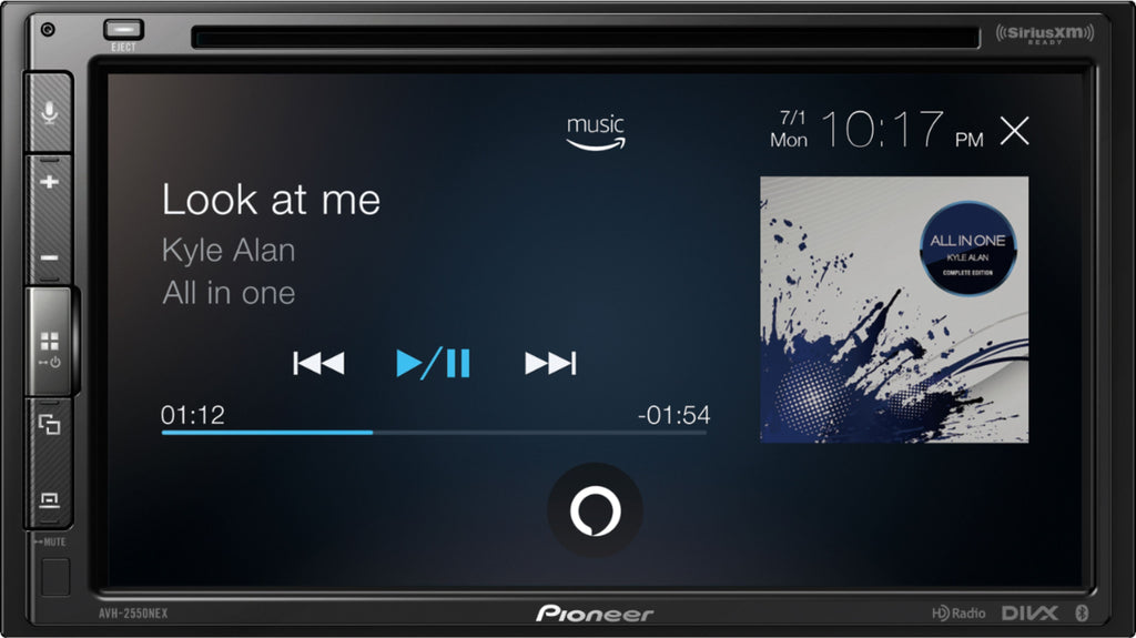 Pioneer - 6.8" Android Autoâ¢ and Apple CarPlayÂ® BluetoothÂ® Digital Media (DM) Receiver - Black -