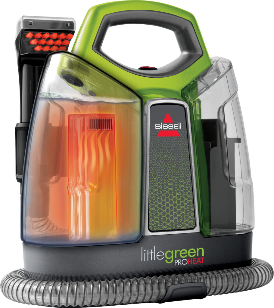 BISSELL - Little Green ProHeat Corded Handheld Deep Cleaner - Titanium With Chacha Lime Accents -