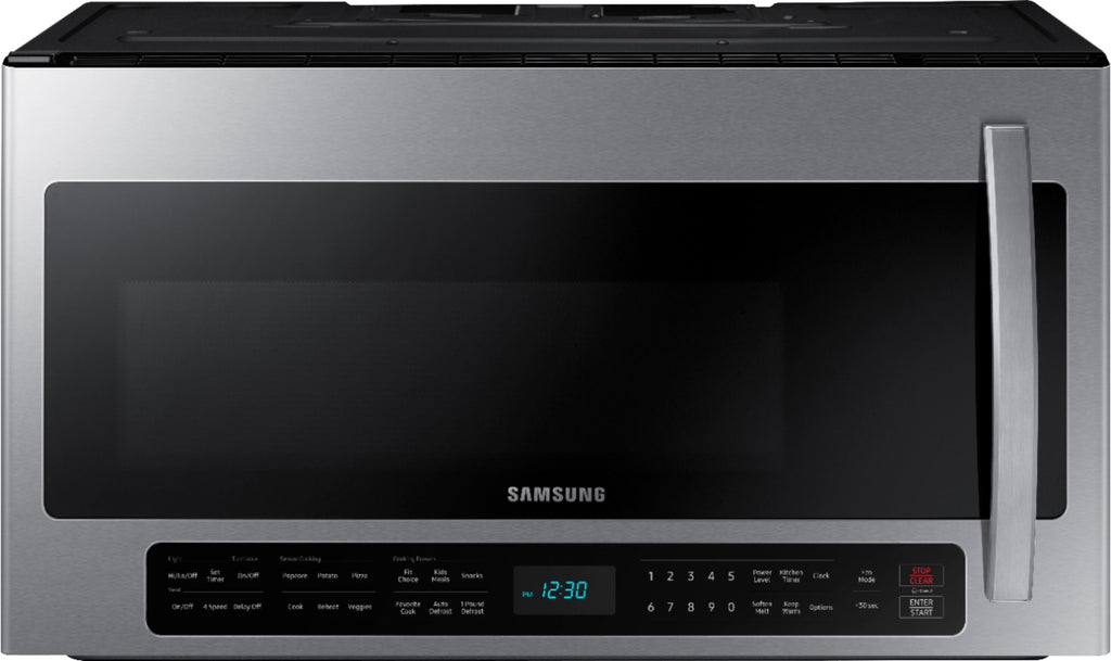 Samsung - 2.1 Cu. Ft. Over-the-Range Microwave with Sensor Cook - Stainless Steel -