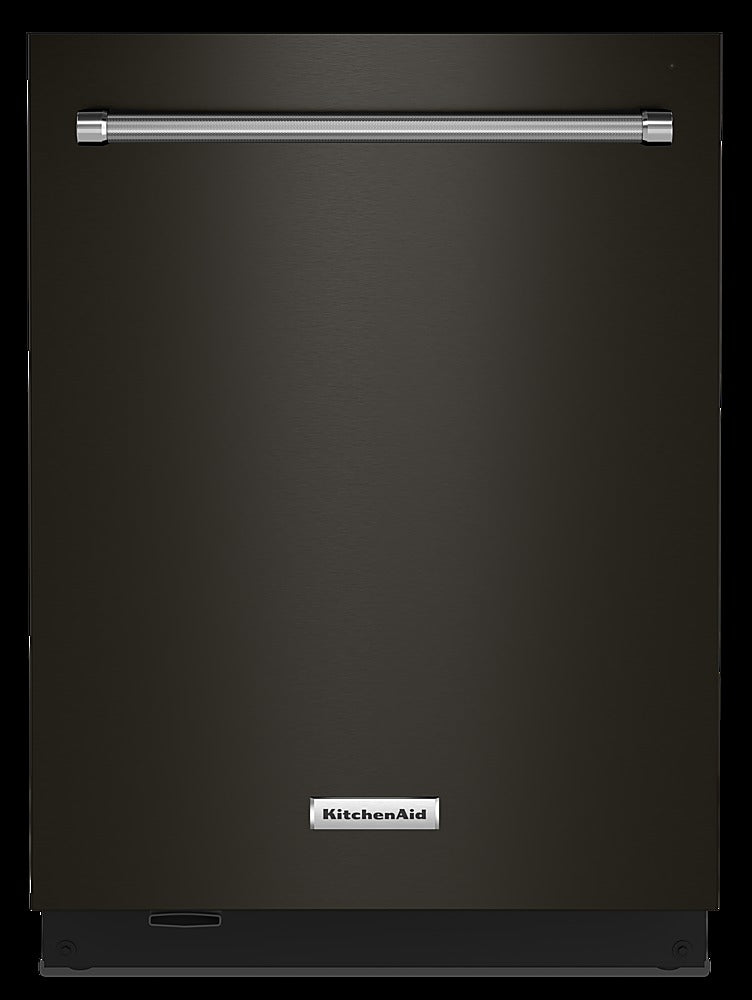 KitchenAid - Top Control Built-In Dishwasher with Stainless Steel Tub, FreeFlex Third Rack, 44dBA - Black Stainless Steel -