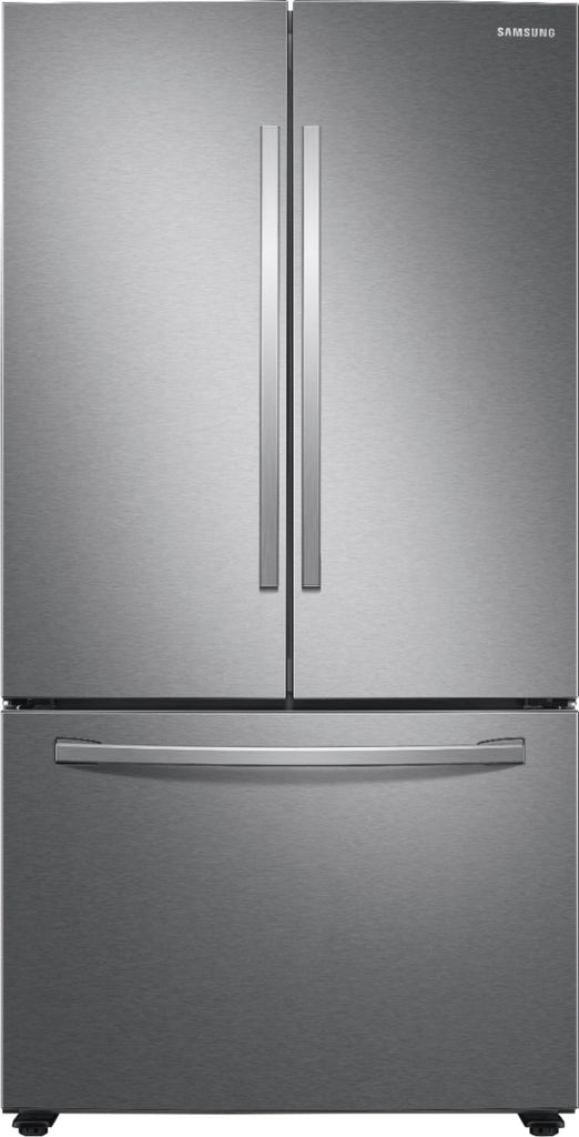 Samsung - 28 cu. ft. 3-Door French Door Refrigerator with Large Capacity - Stainless Steel -