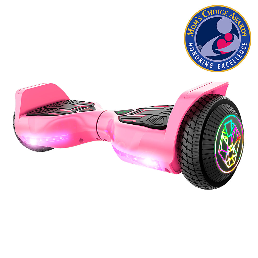 Swagtron - Swagbaord Twist T580 Self-Balancing Scooter w/4 mi Max Operating Range & 6 mph Max Speed - Pink -