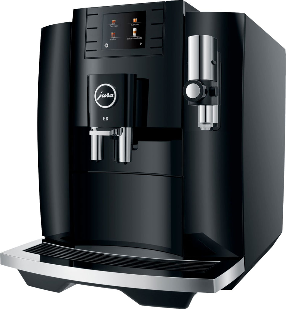 Jura - E8 Automatic Coffee Machine - Piano Black -