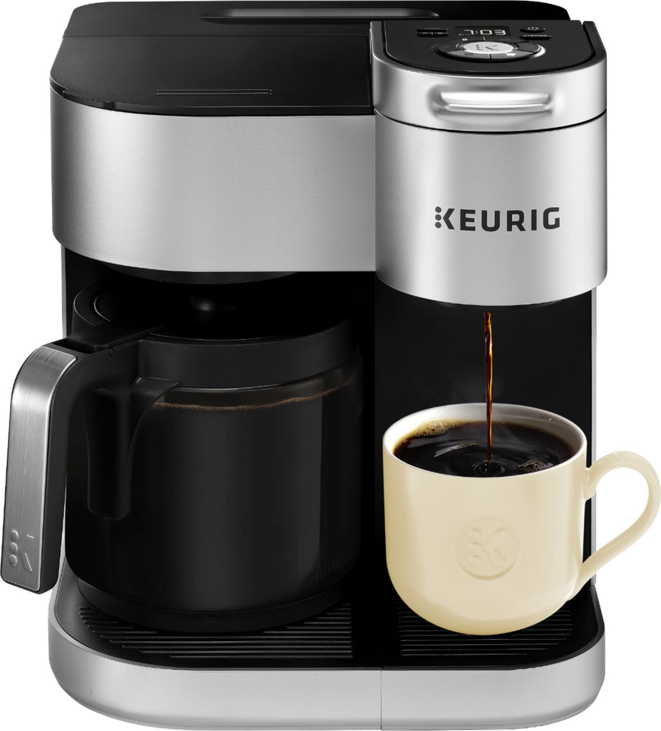 Keurig - K Duo Special Edition Single Serve K-Cup Pod Coffee Maker - Silver -