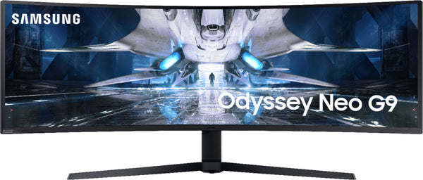 Samsung - Odyssey 49” 1000R Curved Dual QHD FreeSync & G-Sync Gaming Monitor - Black -