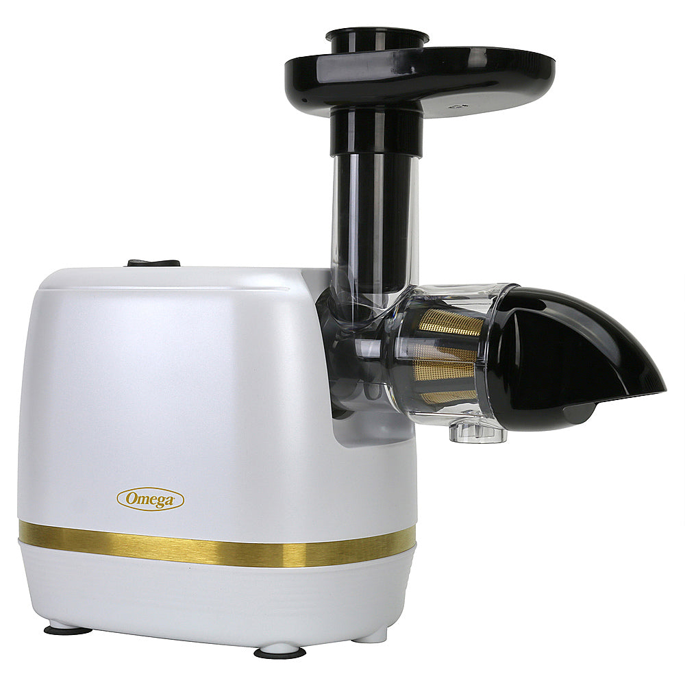 Omega - Cold Press 365, 150W, Horizontal Slow Masticating Juicer - White -