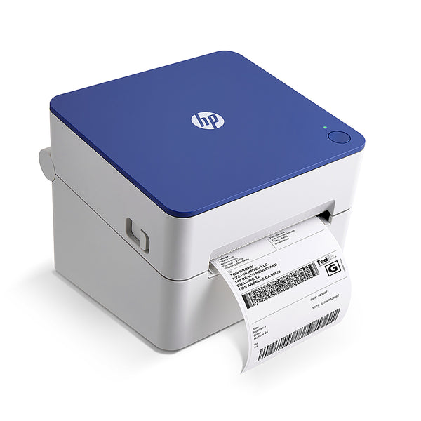 HP - Shipping Label Printer, Internal Tray 4x6 Direct Thermal Printer - 300 DPI -