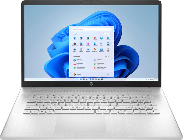 HP - 17.3" HD+ Laptop - AMD Ryzen 3 7320U - 8GB Memory - 256GB SSD - Natural Silver -